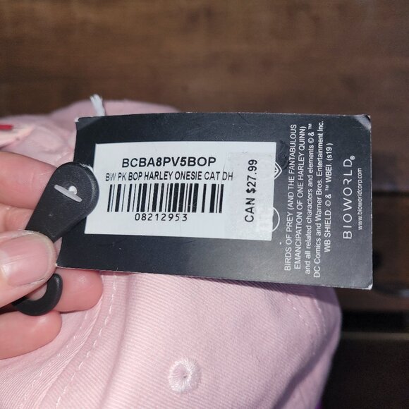 Harley Quinn Birds of Prey Pink Cap New with Tags - Picture 8 of 13